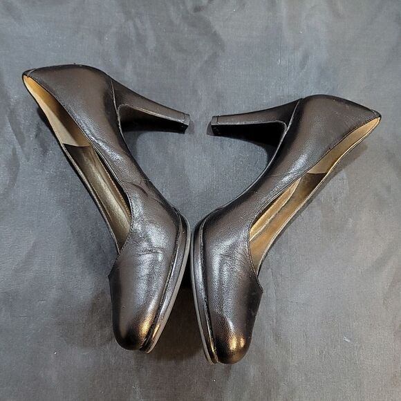 NATURALIZER N5 COMFORT LEATHER LOW HEEL PUMP - Picture 13 of 14